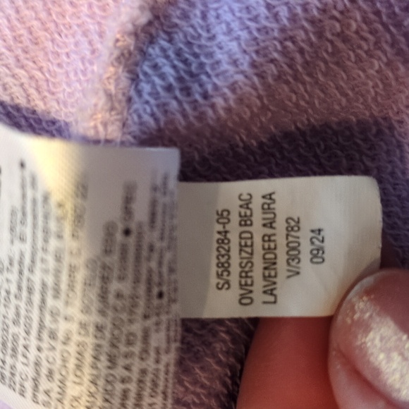 Old Navy SoComfy Oversized Tunic Hoodie Sweatshirt In Lavender Aura Size S - Picture 7 of 7